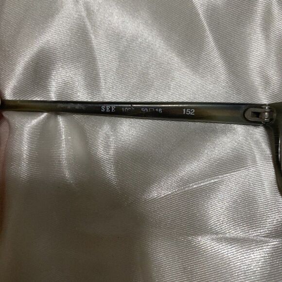 See Glasses Eyeglasses Frames Black Brown Rectangle 152 - Picture 3 of 5